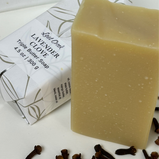 Lavender Clove Triple Butter Handcrafted Soap